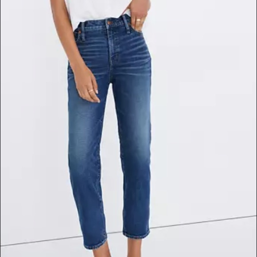 Madewell Mid-Rise Classic Straight Jeans